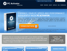 Tablet Screenshot of pcactivator.com